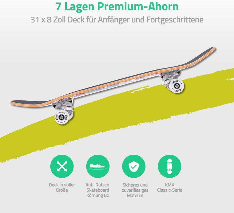 Arrow Board KMX Skateboard 22-31 inch Kezdőknek és Gyerekeknek Cruising Trükkök