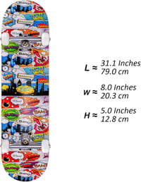 Arrow Board KMX Skateboard 22-31 inch Kezdőknek és Gyerekeknek Cruising Trükkök 3