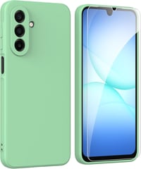 ARRYNN Samsung Galaxy A17 4G/5G zöld szilikon tok + védőfólia 1