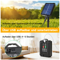 Ghirlandă luminoasă solară de exterior ArsMotin, 15 m, cu telecomandă, rezistentă la apă IP65, 3 moduri de intensitate reglabile, 17+1 becuri G40, ghirlandă luminoasă solară LED pentru grădină, balcon, terasă, petreceri 3