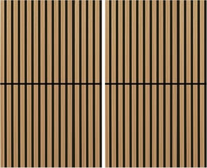 Panouri acustice pliabile 3D Art3d Boxwood din pâslă, fonoabsorbante, 120x60 cm, 2 bucăți, pentru birou acasă, spațiu de lucru, 1,44 m2