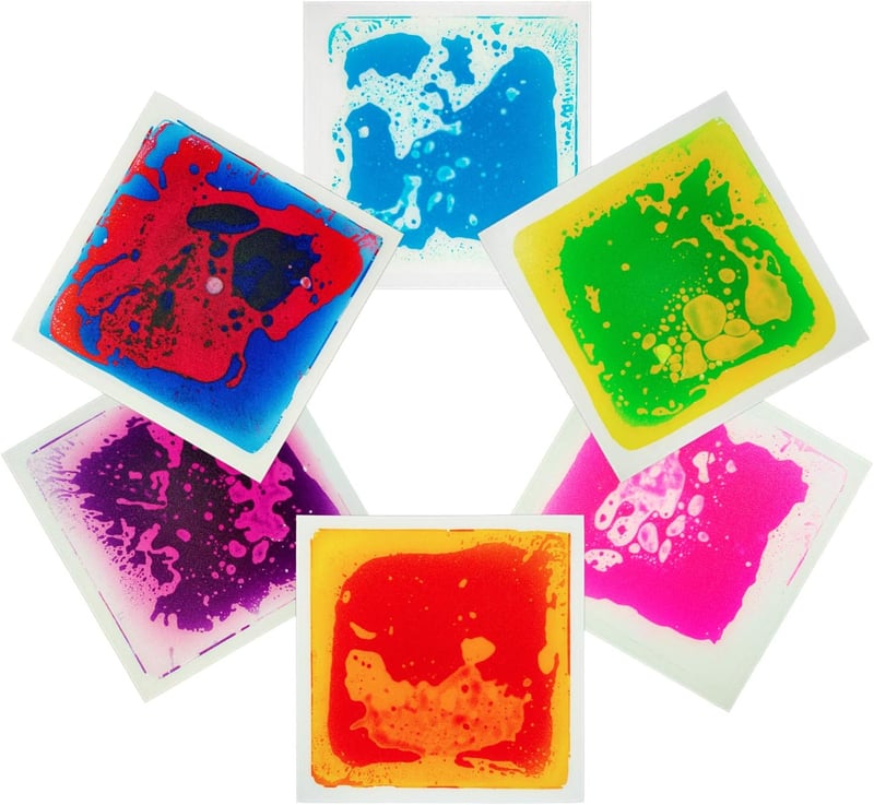 Art3d Színes Folyékony Tánc Puzzle Játszószőnyeg Dekoratív Padló