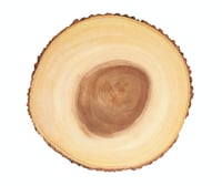 Platou rustic din lemn Artesa cu margine naturală, pentru brânzeturi, tort și servire bufet, 37 x 29 cm, maro 1