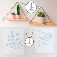 Artextrem Képakasztó Szöges Nélkül - 25 db Falra Szerelhető Képtartó Horog - white us, 1 Tip 25pcs 2