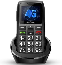 artfone C1+4G fekete nagy gombos időseknek - USB-C, 1800mAh, SOS gomb 1