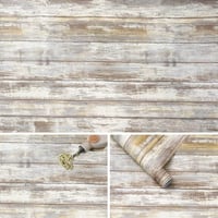Arthome barna öntapadós fa mintás dekorációs fólia bútorokhoz 43,5×305cm 1