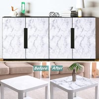 Arthome fehér márvány öntapadós fólia 44cm x 6m bútor és konyha dekorációhoz 5