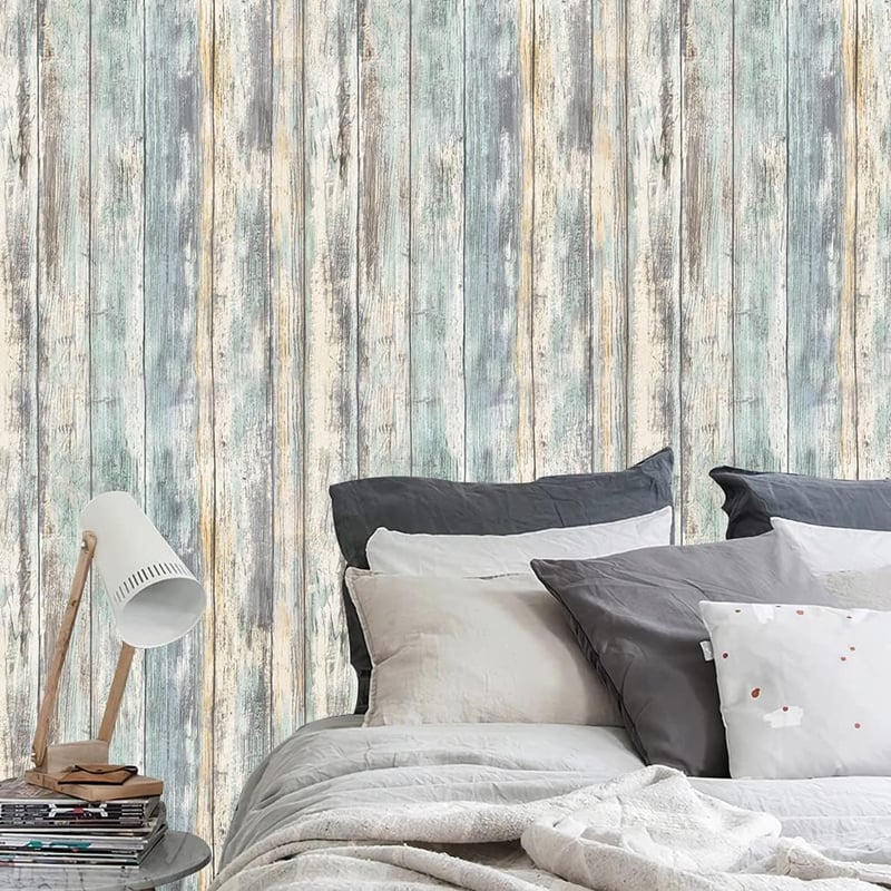 Arthome öntapadós falmatrica fa mintás 44cm x 6m kék vintage dekorációs fólia