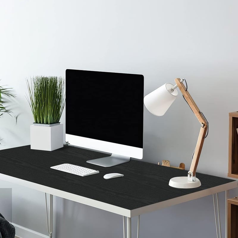 Arthome öntapadós falmatrica rusztikus fa mintával 44cm x 6m fekete