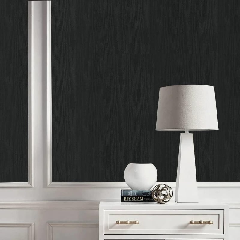 Arthome öntapadós falmatrica rusztikus fa mintával 44cm x 6m fekete