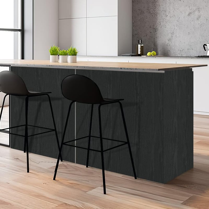 Arthome öntapadós falmatrica rusztikus fa mintával 44cm x 6m fekete