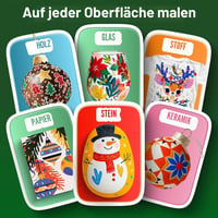 Set 24 Markere Acrilice cu Două Capete Artistro, Vârf Rotund și Vârf Fin pentru Piatră, Sticlă, Lemn și Textile 4