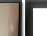 Artnova Lebegő Képkeret 60x90 cm Fekete - Fali Képtartó Fenyőfából Akasztóval 3