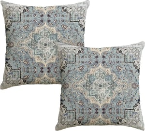 Artoid Mode Boho Vintage párnahuzat, 2 db - világoskék - 45x45 cm
