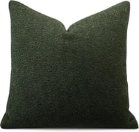 Artscope Boucle Párnahuzat 50x50 cm Erdei Zöld Modern Dekoratív Kanapé Hálószoba 9