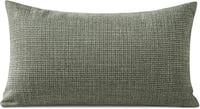 Artscope egyszínű len díszpárnahuzat szett 1 db 30 x 50 cm szürke-zöld kanapéhoz és hálószobához otthoni dekoráció 9
