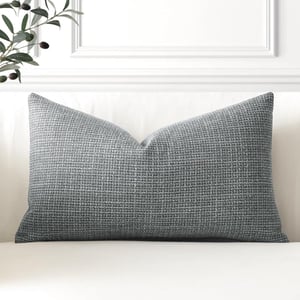 Husă de pernă decorativă din in Artscope - gri închis - 40x60 cm