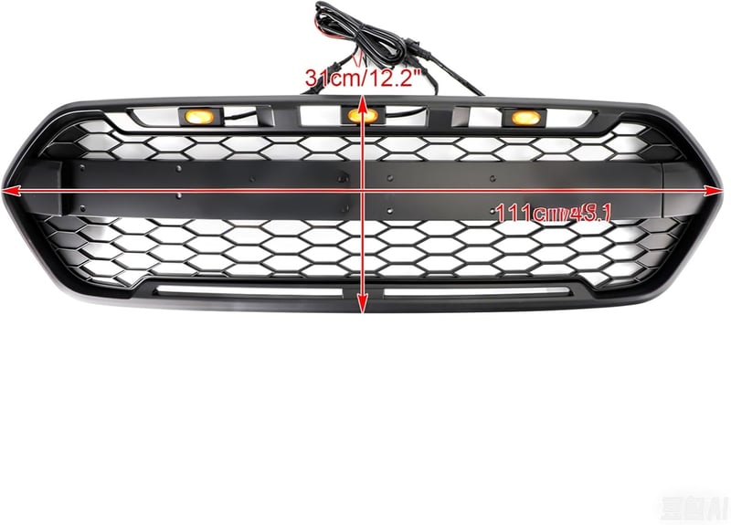 Artudatech LED-es Első Lökhárító Rács Transit MK8 2015-2018