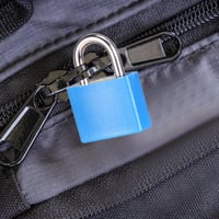 Aruicheng visiaci zámok na kufor, 4 ks, malý zámok na kľúč pre batožinu, školské skrinky, tašky na notebook a vonkajšie použitie 4