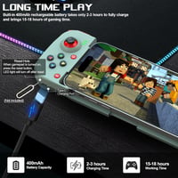 arVin vezeték nélküli gamepad iPhone, Android és PC készülékekhez, programozható gombokkal 4