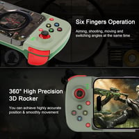 arVin vezeték nélküli gamepad iPhone, Android és PC készülékekhez, programozható gombokkal 5