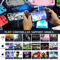 arVin vezeték nélküli gamepad iPhone, Android és PC készülékekhez, programozható gombokkal 7