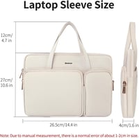 ARVOK bőr laptop tok vízálló - 13-14 hüvelykes 7