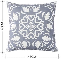 ARVOV Vízálló Kerti Párna Huzat 45x45cm Szürke Teraszra 6
