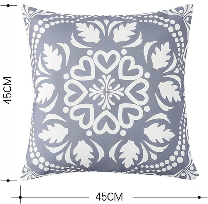 ARVOV Vízálló Kerti Párna Huzat 45x45cm Szürke Teraszra