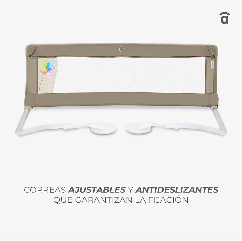 Asalvo Ágyneműtartó Lécek 150x43,5 cm Fehér Biztonsági Oldalvédelem - White