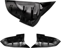 Asasytal BMW Tükörborítás - Fényes Fekete ABS Műanyag Visszapillantó Tükör Burkolat F20 F21 F22 F30 F32 X1 E84 i3 M2 F87 Modellekhez - 1 Pár 4