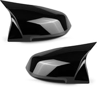 Asasytal BMW Tükörborítás - Fényes Fekete ABS Műanyag Visszapillantó Tükör Burkolat F20 F21 F22 F30 F32 X1 E84 i3 M2 F87 Modellekhez - 1 Pár 1