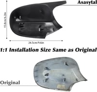 Asasytal Fényes Fekete Visszapillantó Tükör Borítás BMW E90 E91 E92 E93 E81 E82 E87 E88 LCI Modellekhez - ABS Autó Külső Tükör Burkolat, 1 P 6