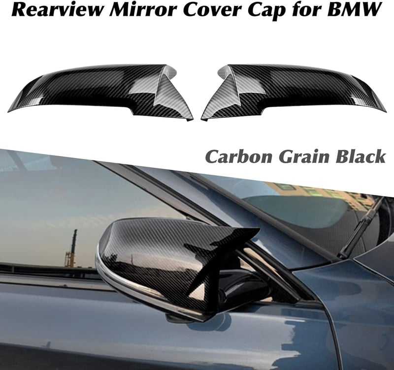 Asasytal Szénszálas Visszapillantó Tükör Borítás BMW F20 F21 F22 F23 F30 F31 F32 F33 F36 X1 E84 i3 M2 F87 Modellekhez - Karbon Külső Tükörsa