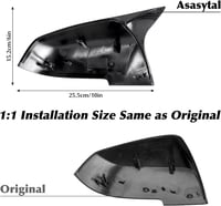 Asasytal Szénszálas Visszapillantó Tükör Borítás BMW F20 F21 F22 F23 F30 F31 F32 F33 F36 X1 E84 i3 M2 F87 Modellekhez - Karbon Külső Tükörsa 3