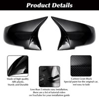 Asasytal Szénszálas Visszapillantó Tükör Borítás BMW F20 F21 F22 F23 F30 F31 F32 F33 F36 X1 E84 i3 M2 F87 Modellekhez - Karbon Külső Tükörsa 5