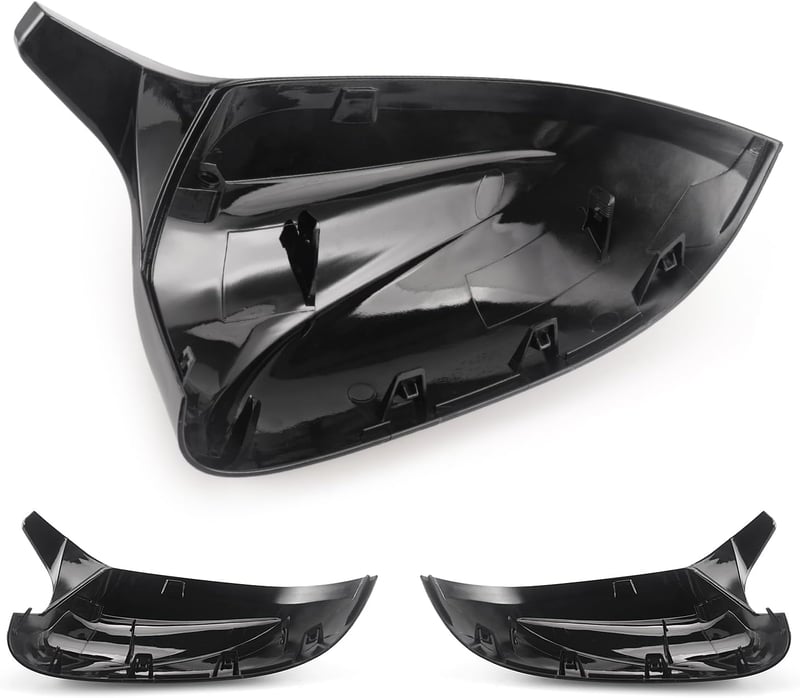 Asasytal Tükör Borítás BMW X3 G01 X4 G02 X5 G05 X6 G06 X7 G07 iX3 Kompatibilis Visszapillantó Tükör Burkolat ABS Műanyag Fényes Fekete 1 Pár