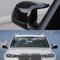 Asasytal Tükör Borítás BMW X3 G01 X4 G02 X5 G05 X6 G06 X7 G07 iX3 Kompatibilis Visszapillantó Tükör Burkolat ABS Műanyag Fényes Fekete 1 Pár 5