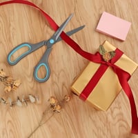 Asdirne Teflon Bevonatú Olló Rozsdamentes Acél Pengével - Puha Markolatú Univerzális Olló Otthonra, Irodába és Iskolába - Kék/Szürke 21,5 cm 7