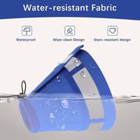 Guler de protecție reglabil ASENKU pentru câini și pisici, pentru îngrijirea rănilor, respirabil, anti-mușcături și anti-lingere, 28-36 cm 3