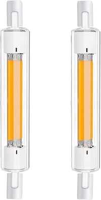 Aseoacc R7S LED 118mm 30W dimmelhető meleg fehér 3000K 3000lm COB 360° 1