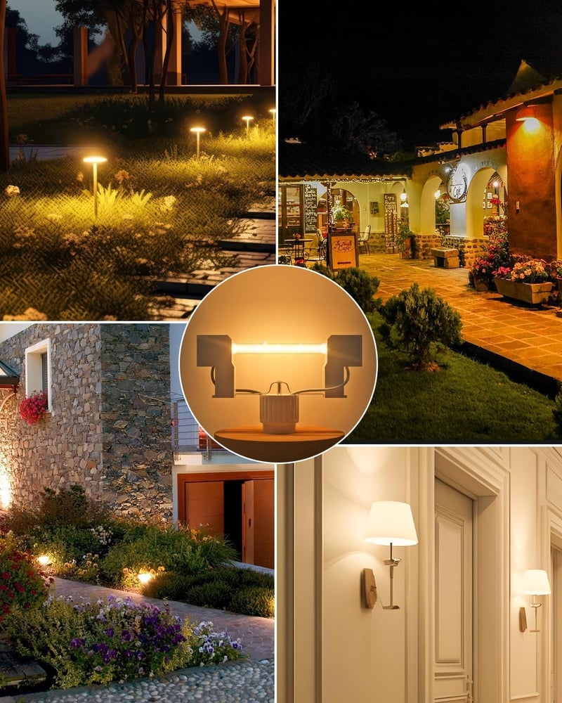 Aseoacc R7S LED 118mm 30W dimmelhető meleg fehér 3000K 3000lm COB 360°