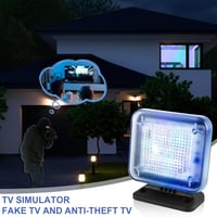 Asfrode TV Szimulátor 12 LED Dummy Tévé Rablás Elleni Védelem Időzítővel 4