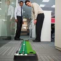Asgens Minigolf szőnyeg automatikus visszatérítéssel és műfüvvel 9