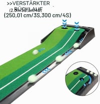 Asgens Minigolf szőnyeg automatikus visszatérítéssel és műfüvvel 4