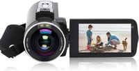 ASHATA 4K digitális videokamera 18x zoom érintőképernyő stabilizátor 1