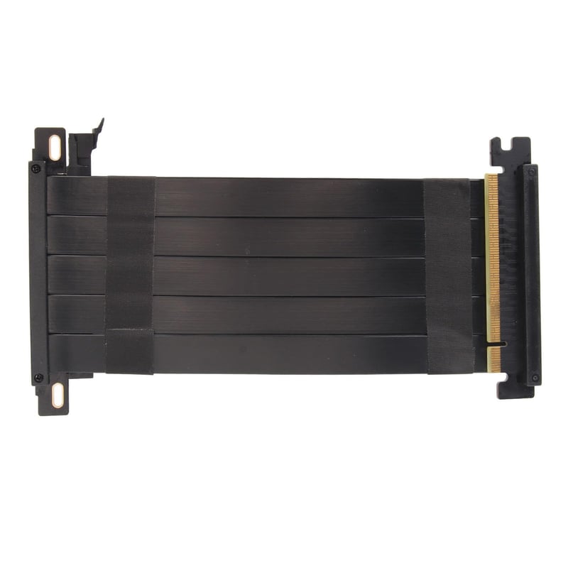 ASHATA PCIe 4.0 X16 Riser Kábel, 40cm Čierny, Flexibilný VGA Predlžovací Kábel, 180° GPU Adaptér Grafickej Karty, Kompatibilný so Séria RTX 4000 a RX 7000