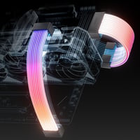 AsiaHorse ARGB RGB PSU kábel borítás szett, 5V 3-Pin szinkronizálás 1