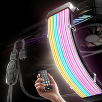 AsiaHorse Aurora Pro 3×8 Pin ARGB GPU és Alaplap Kábel 5V 3Pin, RTX 4090/5090/7900XTX Kompatibilis 1