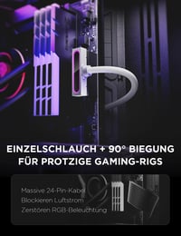 AsiaHorse Hydrus 24 Pin PSU Kábel Hosszabbító ARGB Szinkronizáláshoz 3